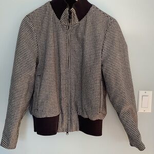 Stylish Black and White Reversible Women's Jacket
